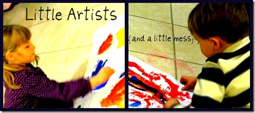 Little Artists Finger Paint